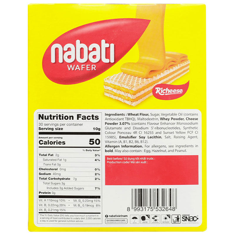 Bánh Kem Xốp Phô Mai | Nabati Cheese Wafer