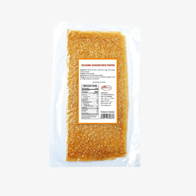 Bánh Tráng Dẻo Mè Gừng | Ginger Rice Paper