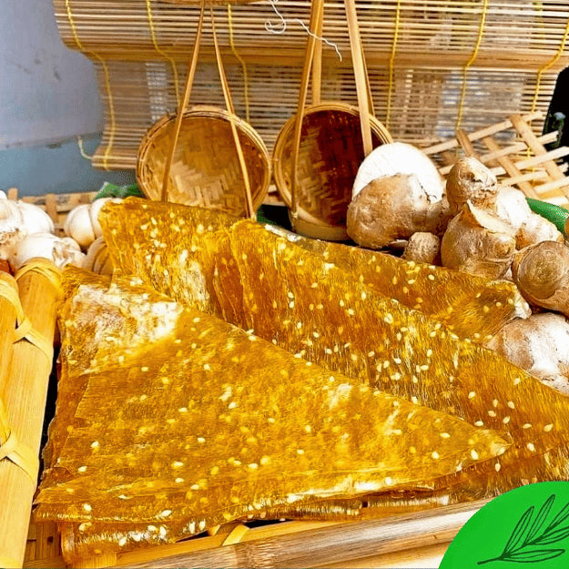 Bánh Tráng Dẻo Mè Gừng | Ginger Rice Paper