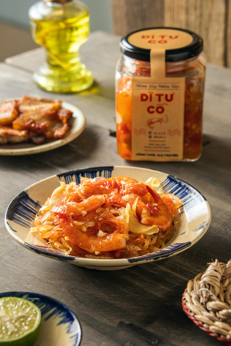 Mắm Tép Đu Đủ Dì Tư Cồ | Papaya Salad with Pickled Shrimp