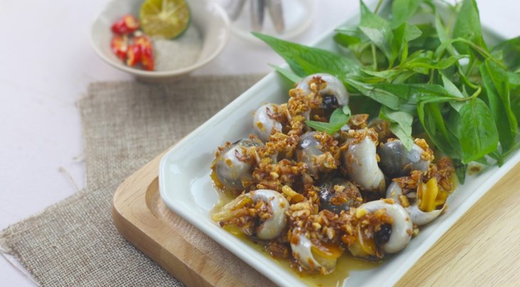 Ốc Mỡ | Cooked Whole Grease Snail