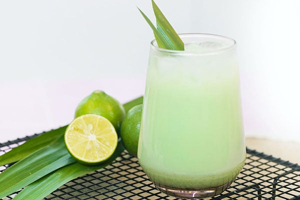Sâm Dứa Sữa Dừa | Frozen Pandan Coconut Milk Latte