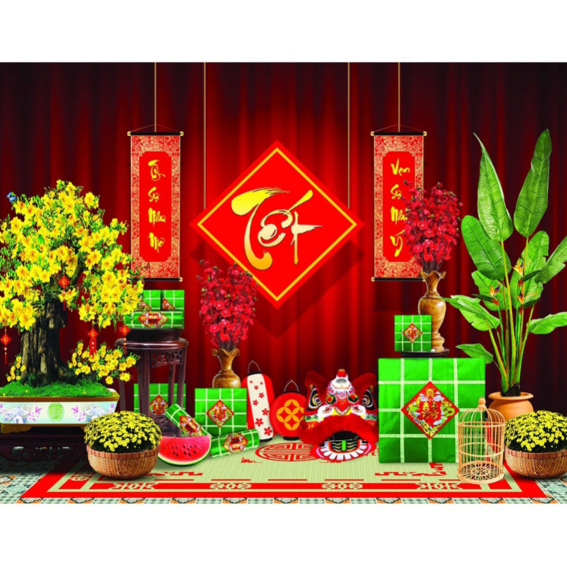 Phông Nền Tết 3m*4m