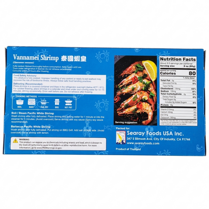 Tôm Thái Lan Hấp Sẵn| Cooked Frozen Vannamei Shrimp