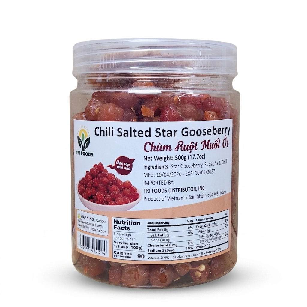 Chùm Ruột Muối Ớt | Chili Salted Star Gooseberry