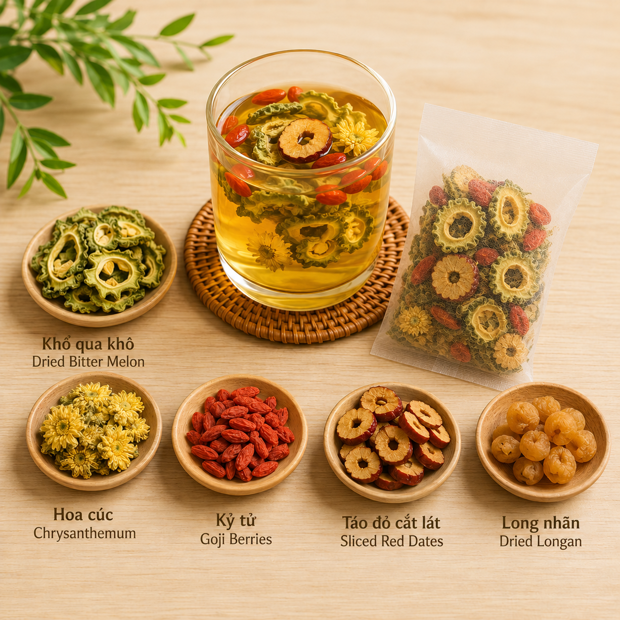 Trà Khổ Qua | Bitter Melon Tea