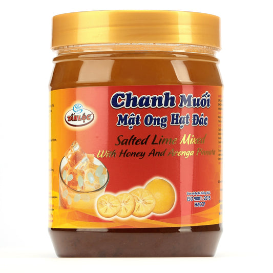 Chanh Muối Mật Ong Hạt Đác | Salted Lime Mixed with Honey and Arenga Pinnata