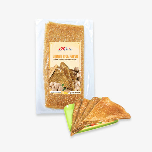 Bánh Tráng Dẻo Mè Gừng | Ginger Rice Paper