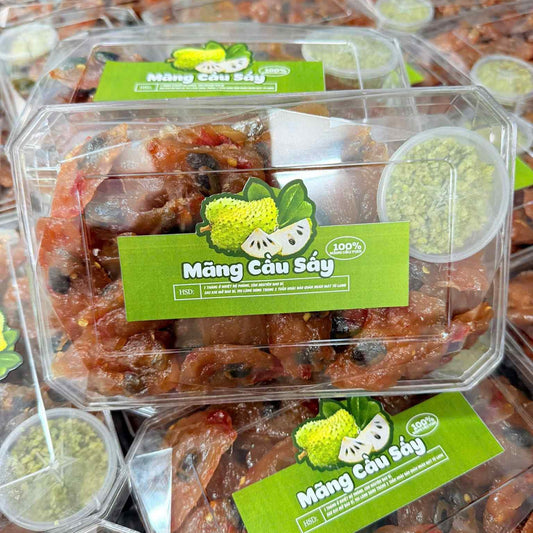 Mãng Cầu Sấy Muối Ớt Xanh | Dried Soursop with Green Pepper Salt