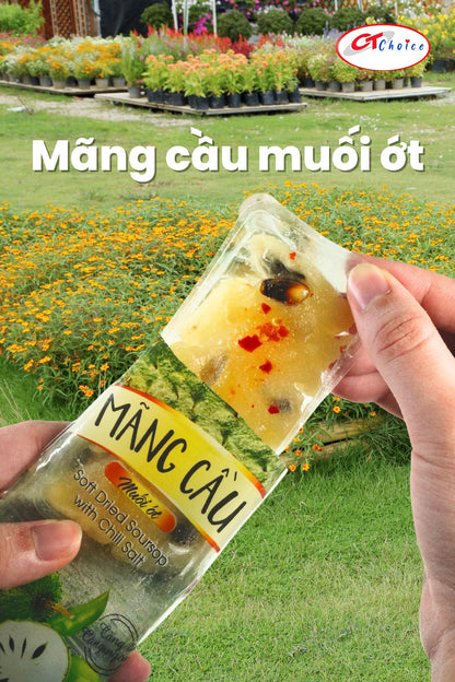 Mứt Mãng Cầu Muối Ớt | Soft Dried Soursop with Chili Salt