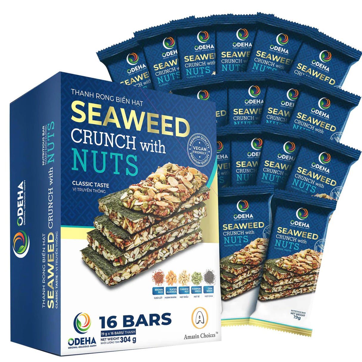 Rong Biển Kẹp Hạt | Seaweed Crunch with Nuts