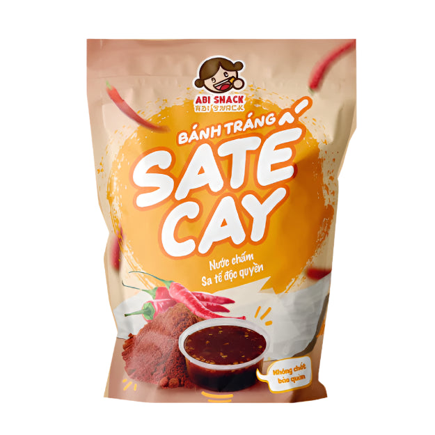 Bánh Tráng Sa Tế Cay | Spicy Satay Mixed Rice Paper