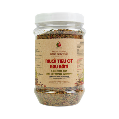Muối Tiêu Ớt Rau Răm | Chili Pepper Salt with Vietnamese Coriander
