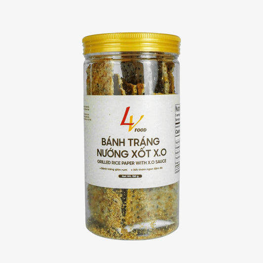 Bánh Tráng Nướng Xốt XO | Grilled Rice Paper with X.O Sauce