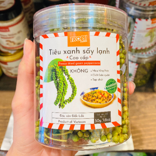 Tiêu Xanh Sấy Lạnh | Freeze Dried Green Peppercorns