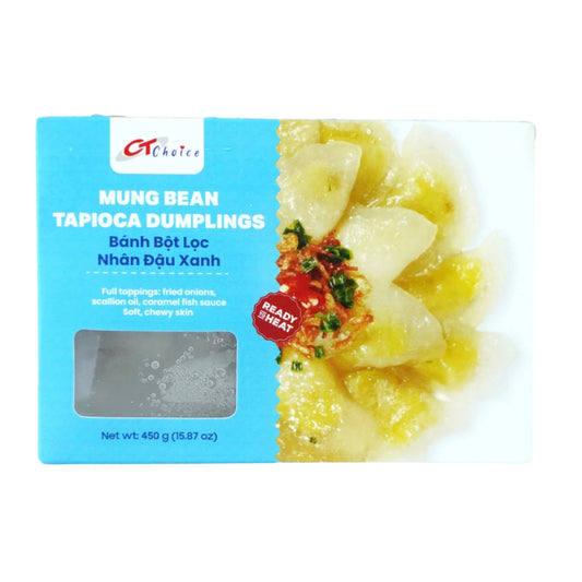 Bánh Bột Lọc Nhân Đậu Xanh | Mung Bean Tapioca Dumplings