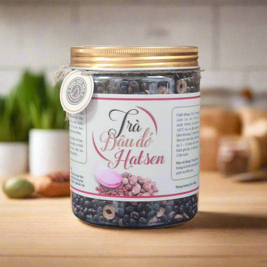 Trà Đậu Đỏ Hạt Sen | Roasted Reb Beans and Lotus Seed Tea