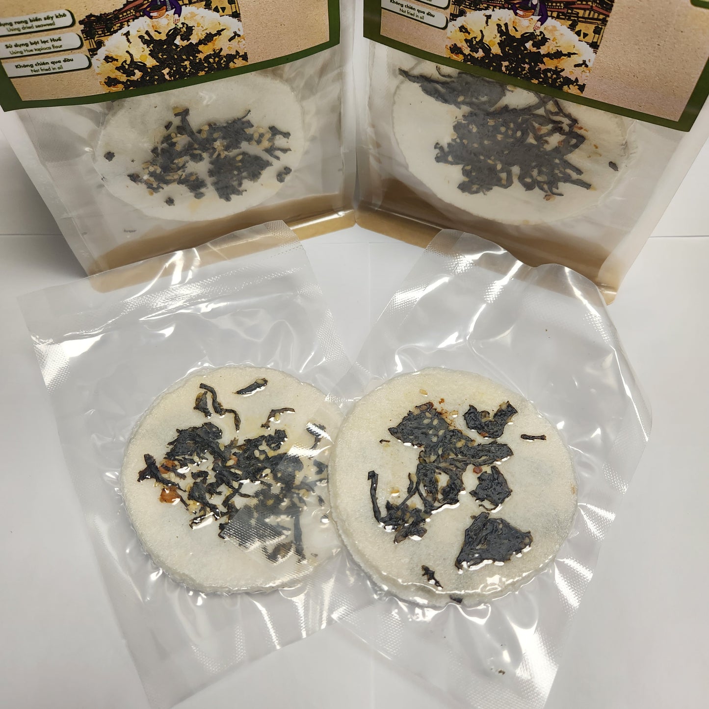 Bánh Ép O Mộc-Rong Biển | Pressed Cakes-Seaweed