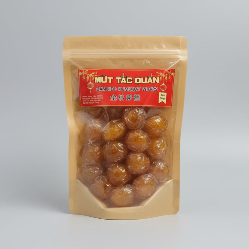 Mứt Tắc Quấn | Candied Kumquat Wraps