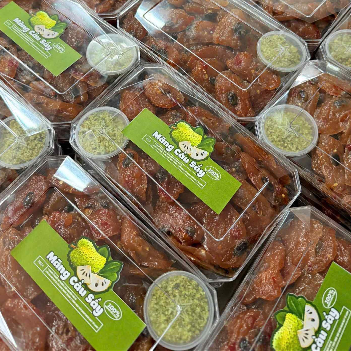 Mãng Cầu Sấy Muối Ớt Xanh | Dried Soursop with Green Pepper Salt