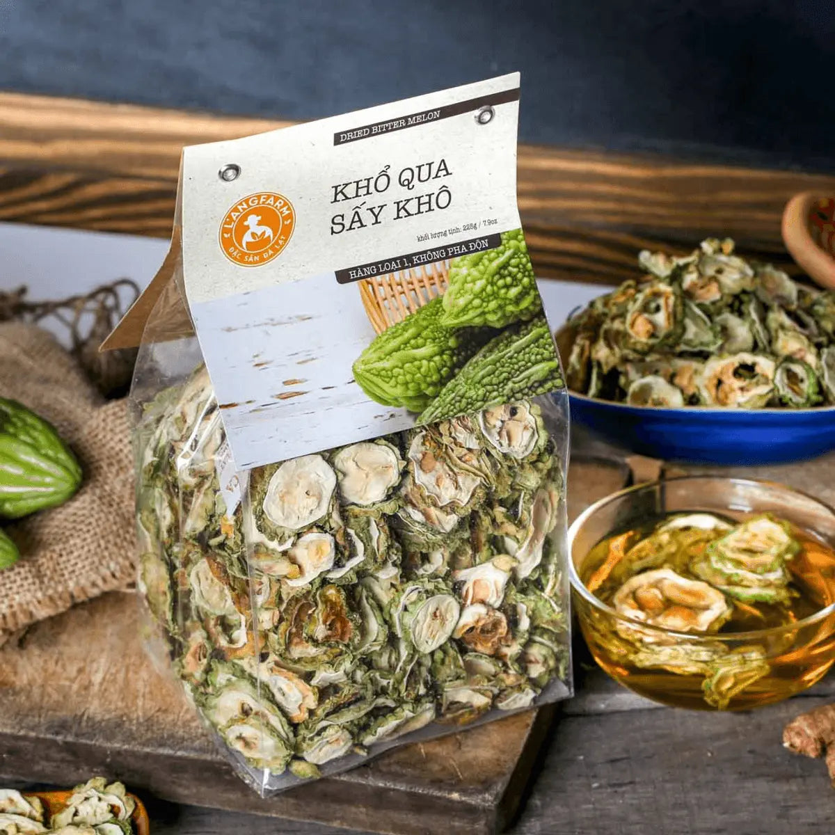Trà Khổ Qua Sấy Khô | Dehydrated Bitter Melon Herbal Tea