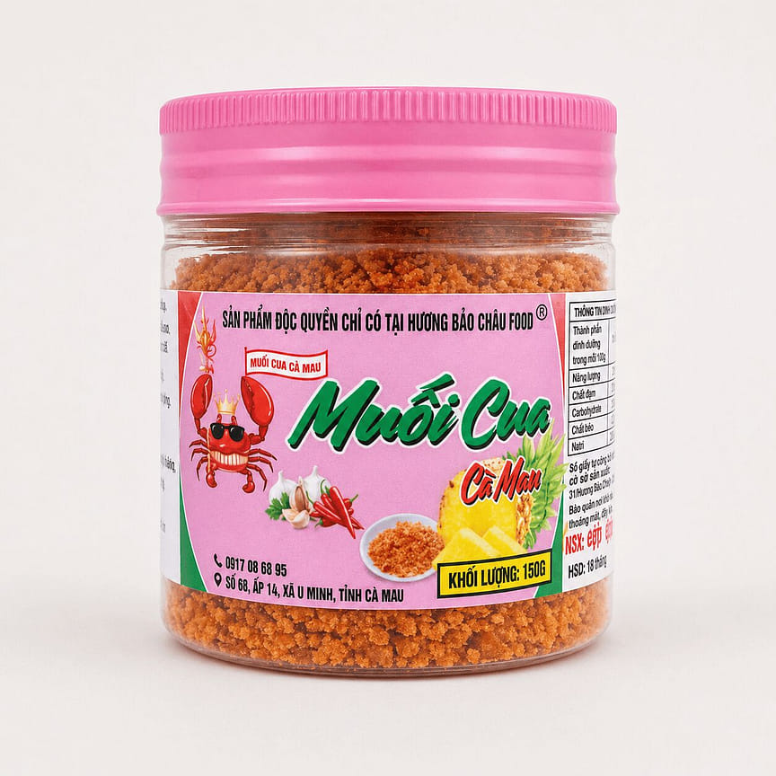 Muối Cua Cà Mau | Ca Mau Salt