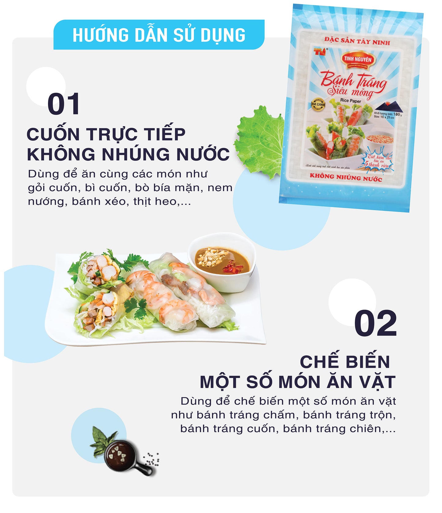 Bánh Tráng Siêu Mỏng Tinh Nguyên | No-Soak Rice Paper