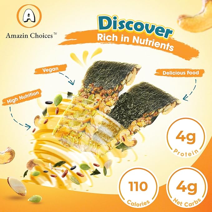 Rong Biển Kẹp Hạt | Seaweed Crunch with Nuts