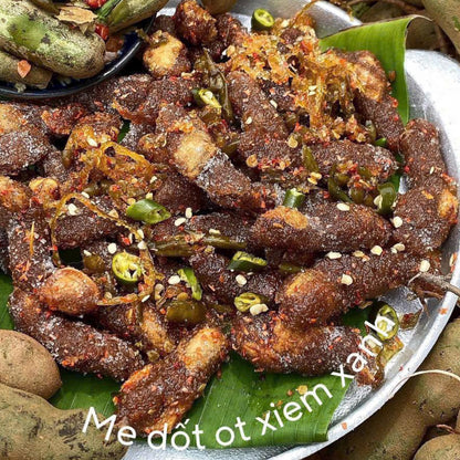 Me Dốt Ớt Xiêm Xanh | Dried Tamarind with Green Pepper