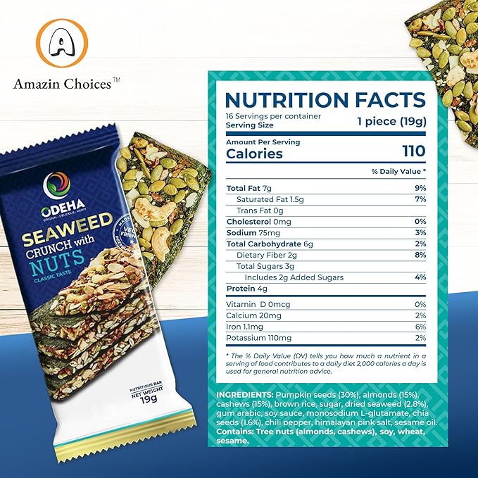 Rong Biển Kẹp Hạt | Seaweed Crunch with Nuts