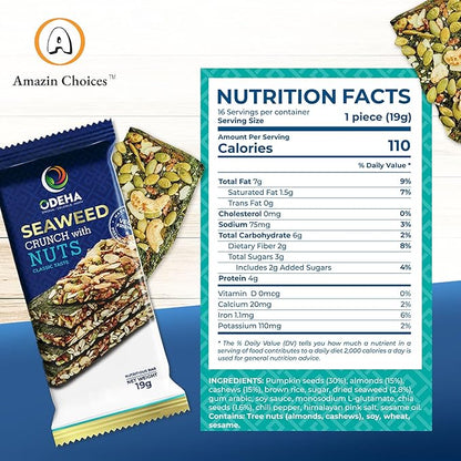 Rong Biển Kẹp Hạt | Seaweed Crunch with Nuts