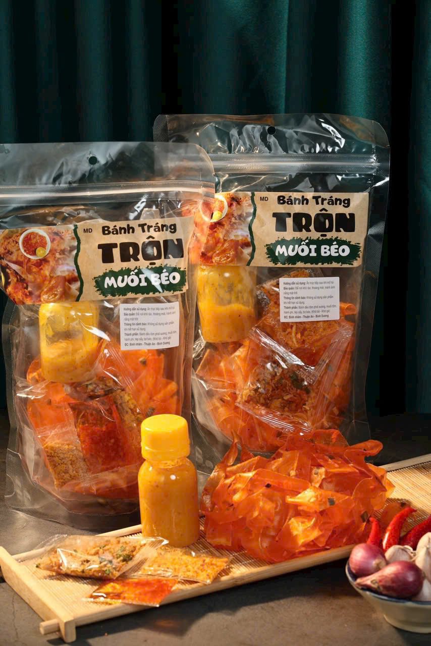 Bánh Tráng Trộn Muối Béo