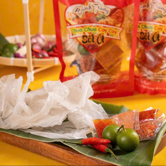 Bánh Tráng Sốt Ớt Chua Cay