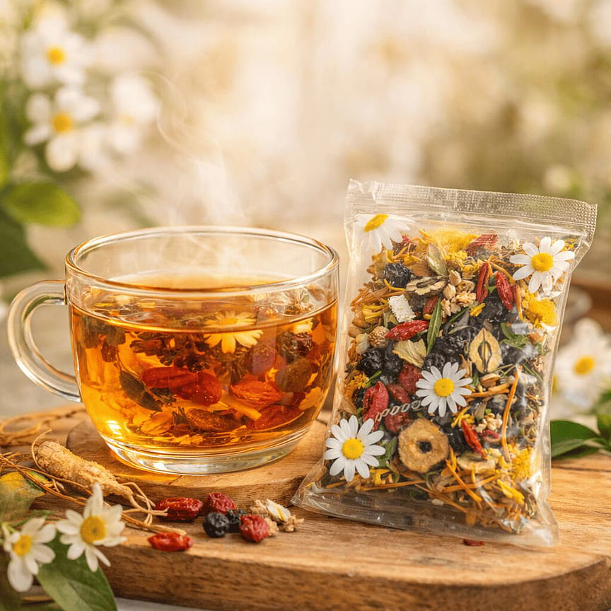 Trà Đông Trùng Hạ Thảo 9 Vị | Cordyceps Beauty Nourishing Tea