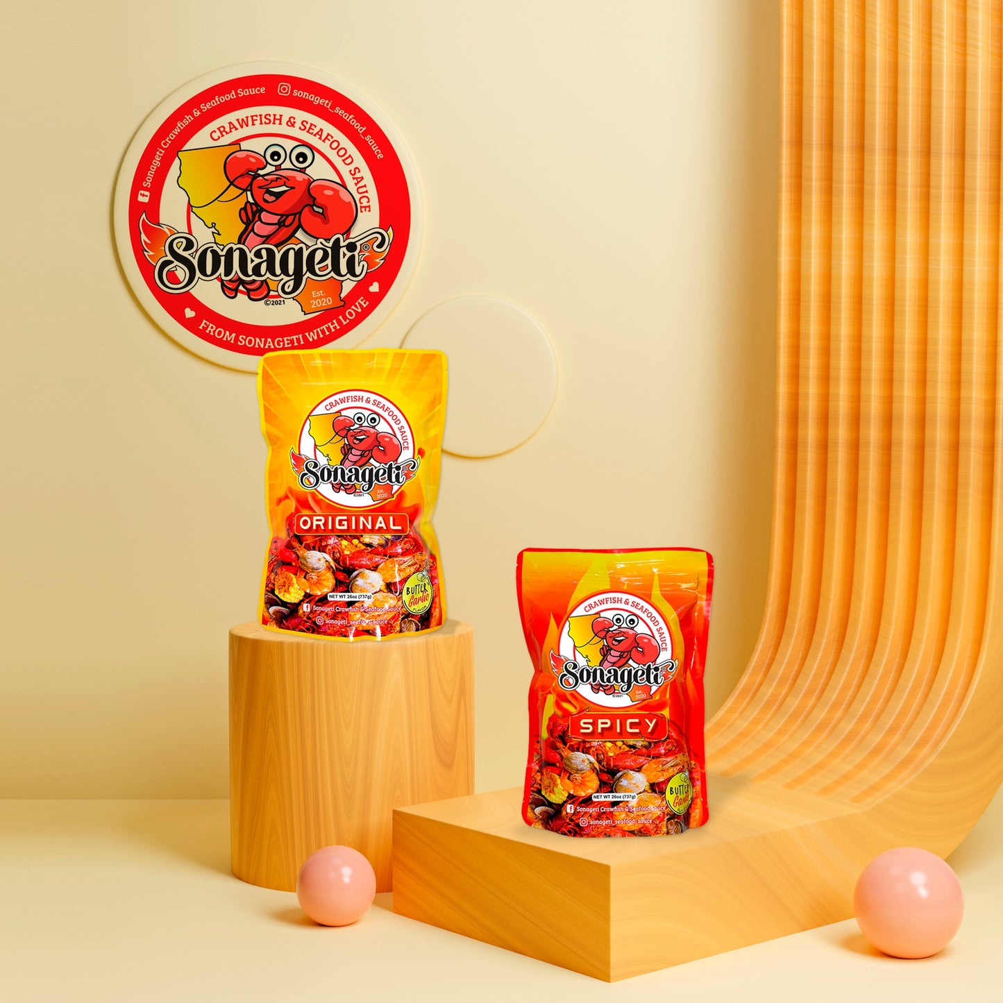 Crawfish & Seafood Sauce-Sonageti