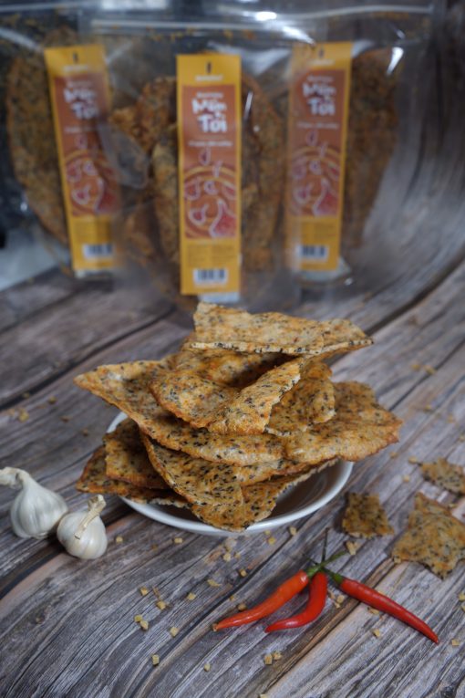 Bánh Tráng Nướng Mắm Tỏi Cô Ba | Dried Rice Paper with Fish Sauce and Garlic