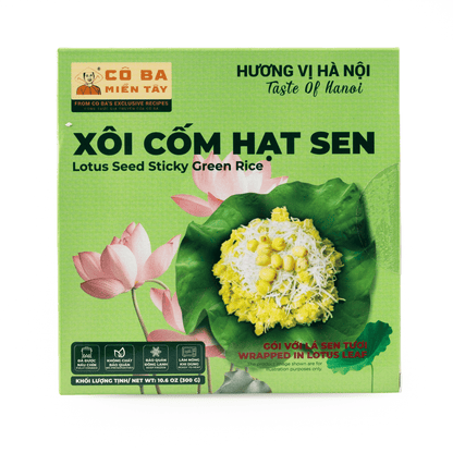 Xôi Cốm Hạt Sen | Lotus Seed Sticky Green Rice
