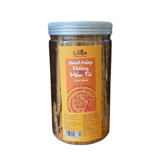 Bánh Tráng Nướng Mắm Tỏi Cô Ba | Dried Rice Paper with Fish Sauce and Garlic