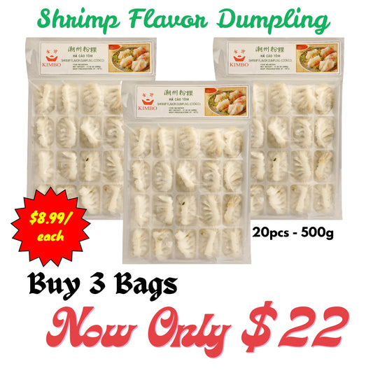 Combo 7: 3 Bags Há Cảo Tôm