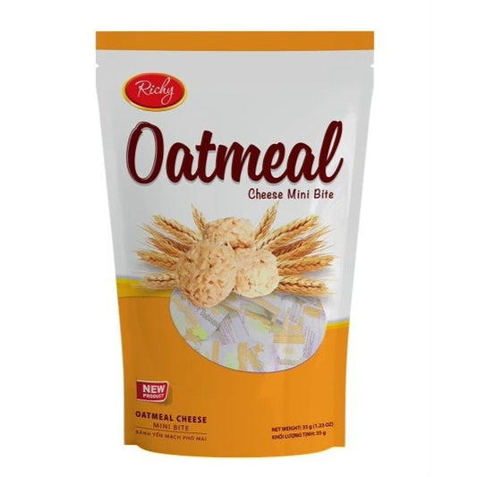 Bánh Yến Mạch Phô Mai | Oatmeal Cheese Mini Bite