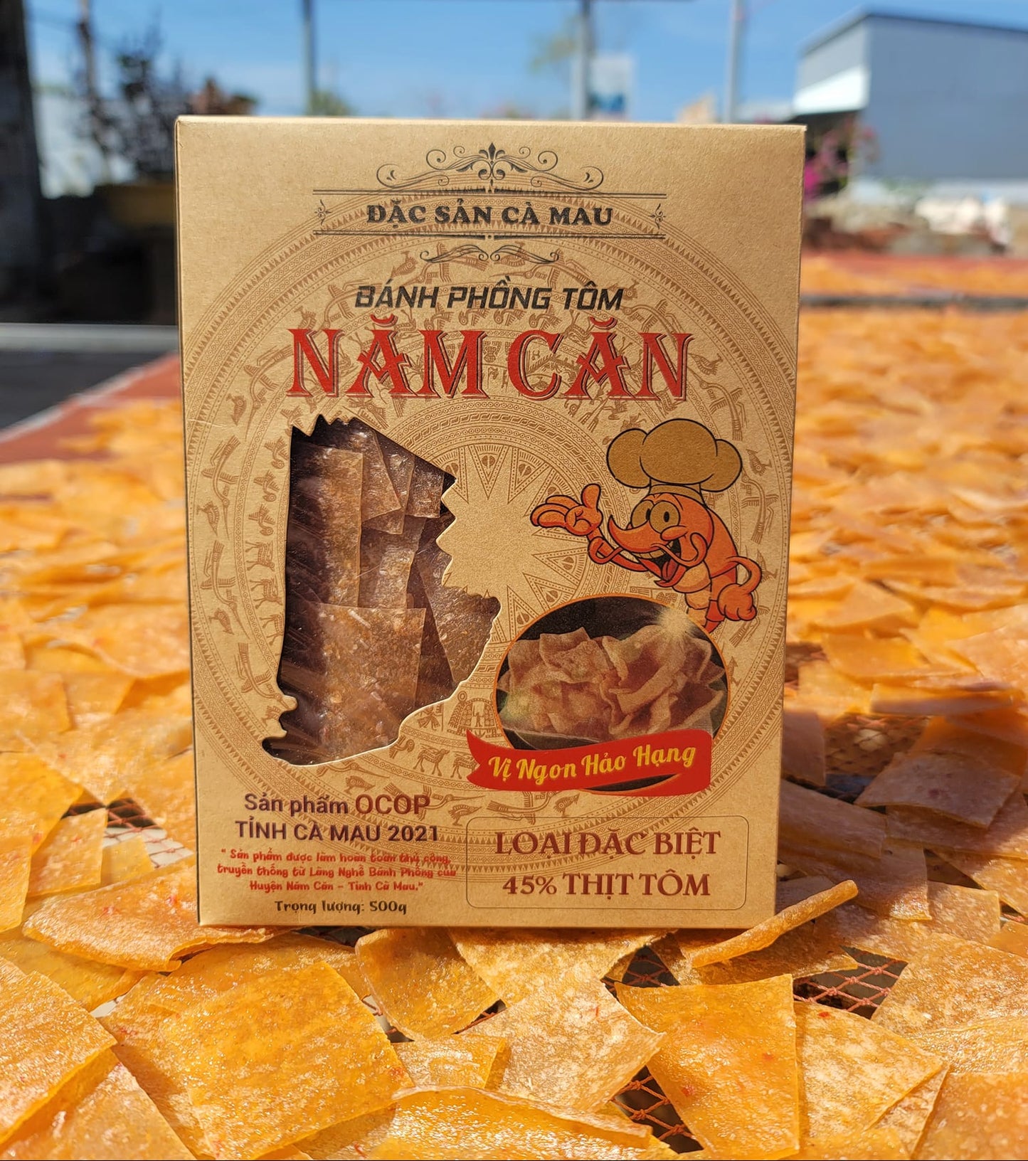 Bánh Phồng Tôm Năm Căn-Kiên Cường