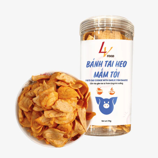 Bánh Tai Heo Mắm Tỏi | Pig's Ear Cookie with Garlic Fish Sauce