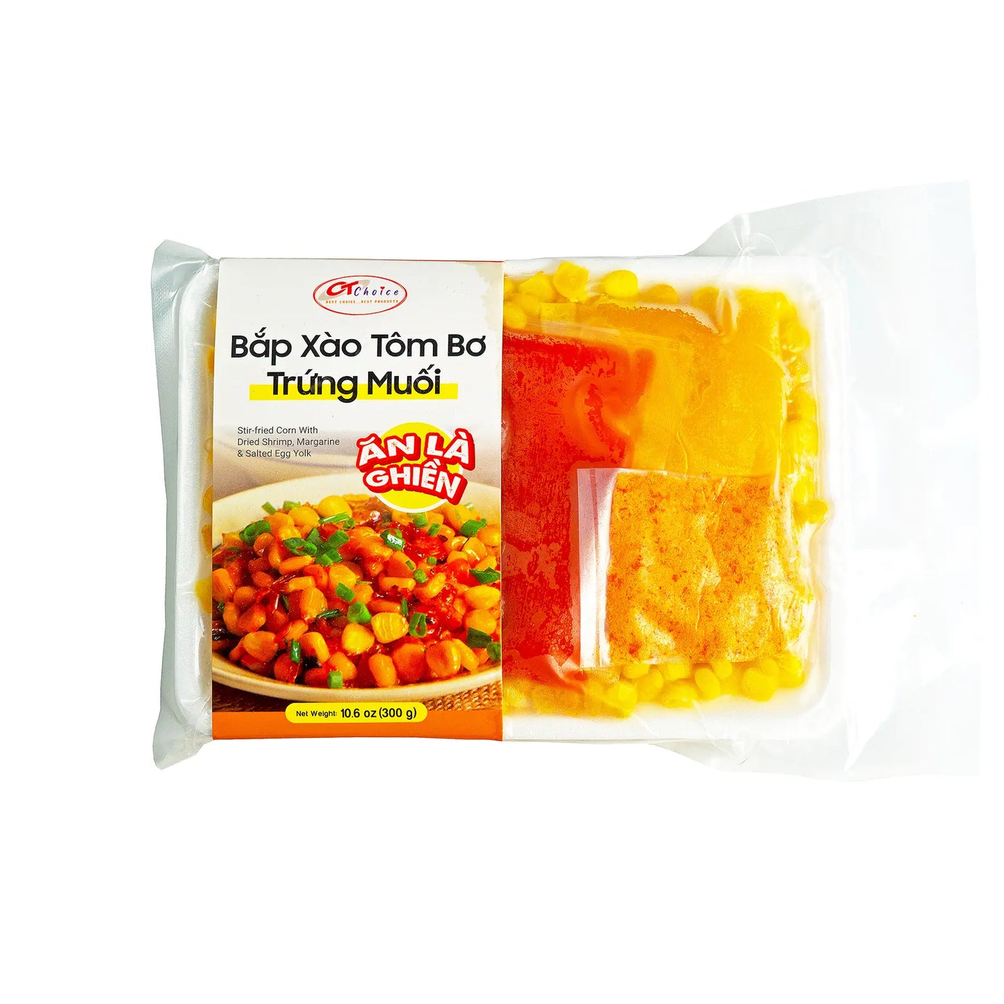 Bắp Xào Tôm Bơ Trứng Muối | Stir-fried Corn with Shrimp, Margarine & Salted Egg Yolks