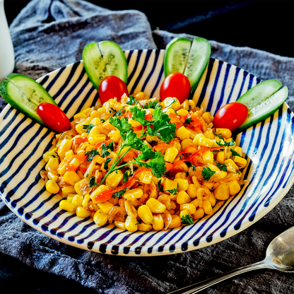 Bắp Xào Tôm Bơ Trứng Muối | Stir-fried Corn with Shrimp, Margarine & Salted Egg Yolks