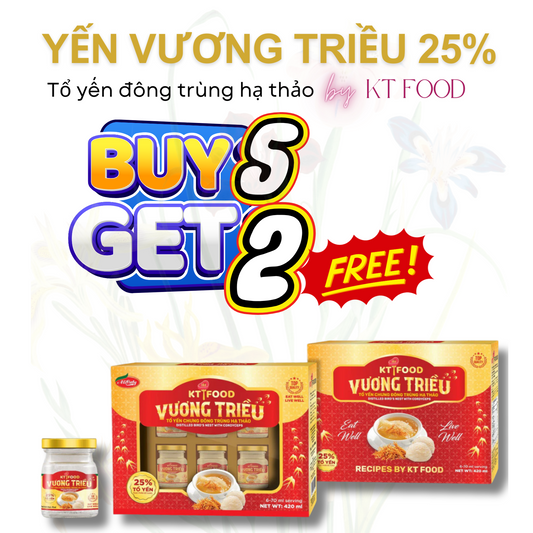 Combo 3: Yến Chưng Đông Trùng Hạ Thảo - Mua 5 Tặng 2
