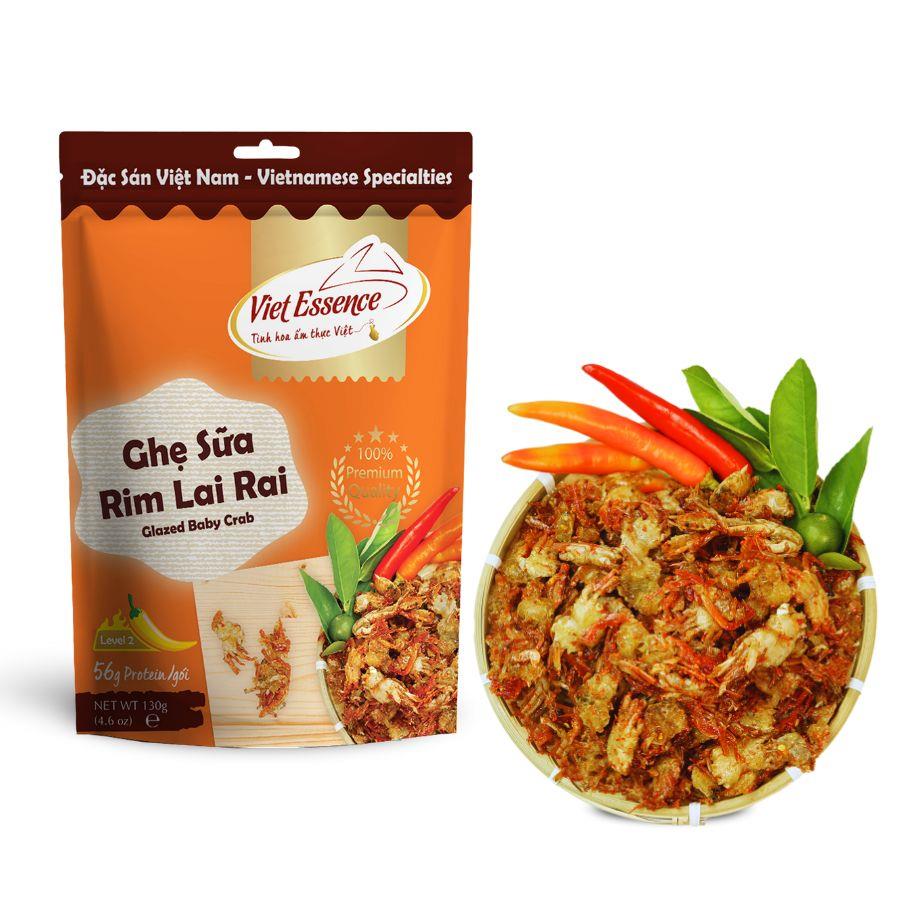Viet Essence Ghẹ Sữa Rim Lai Rai | Glazed Baby Crab Snack Bites