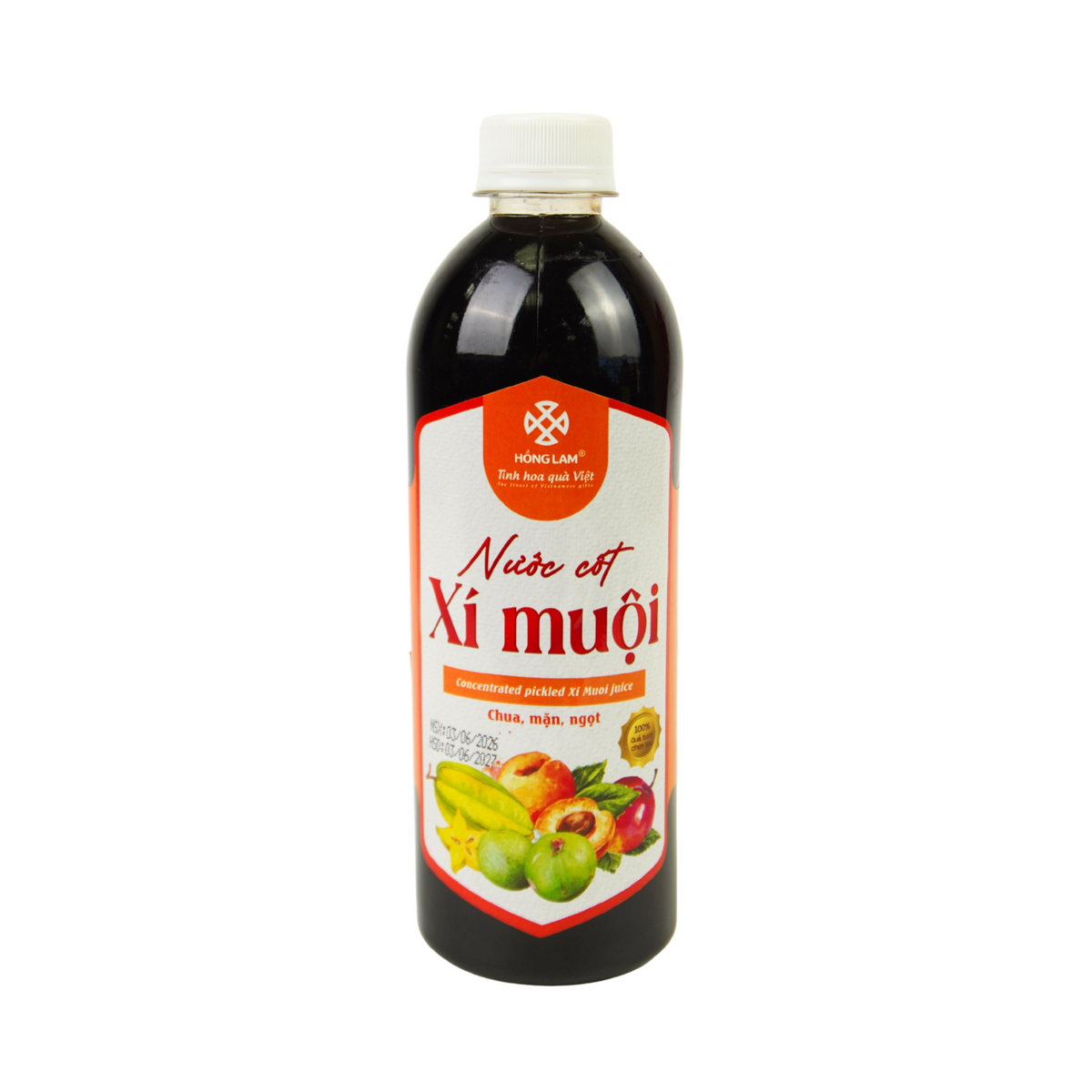 Nước Cốt Xí Muội Hồng Lam | Concentrated Pickle Xi Muoi Juice 500ml