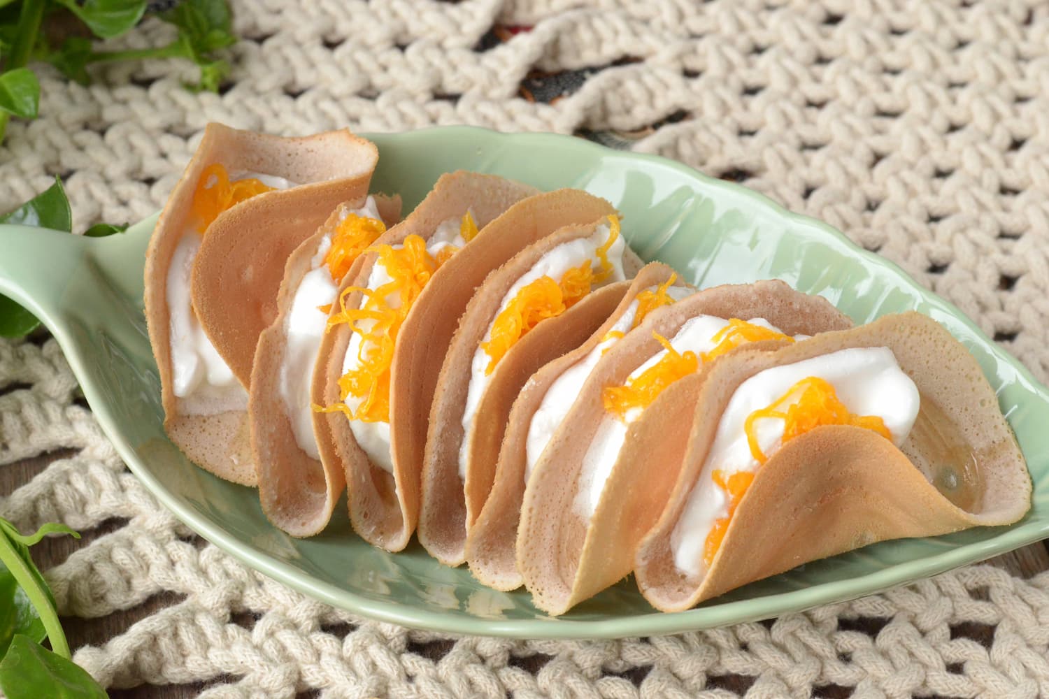 Bánh Crepe Thái Lan | Roasted Crispy Thai Crepe