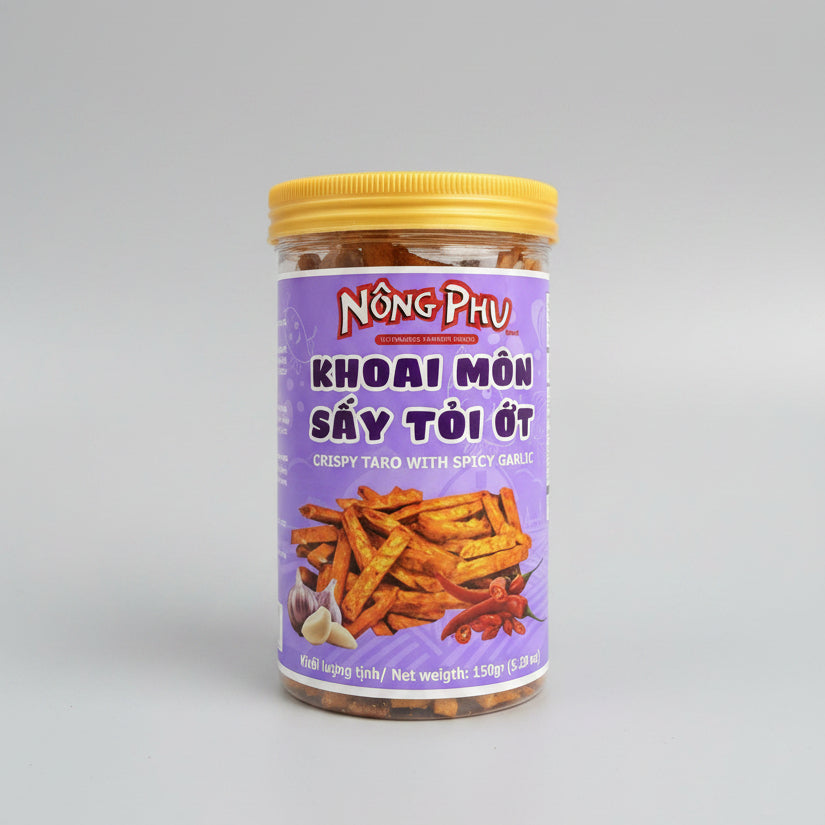 Khoai Môn Sấy Tỏi Ớt | Crispy Taro with Spicy Garlic