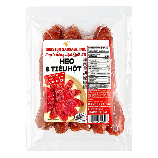 Lạp Xưởng Mai Quế Lộ Houston | Houston Sausages